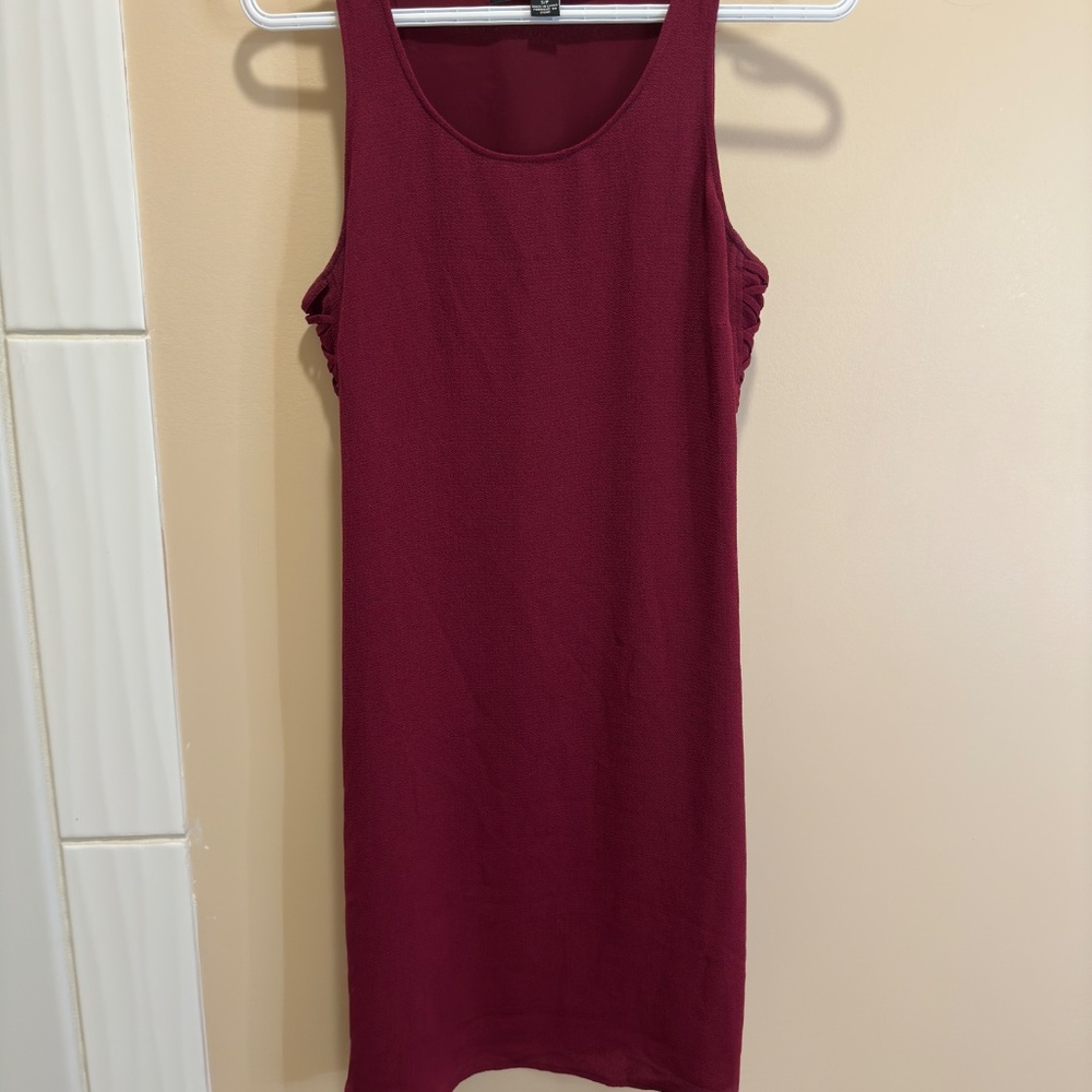 Le Chateau Burgundy Dress
